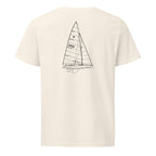 Star sailboat shirt in Natural - back design