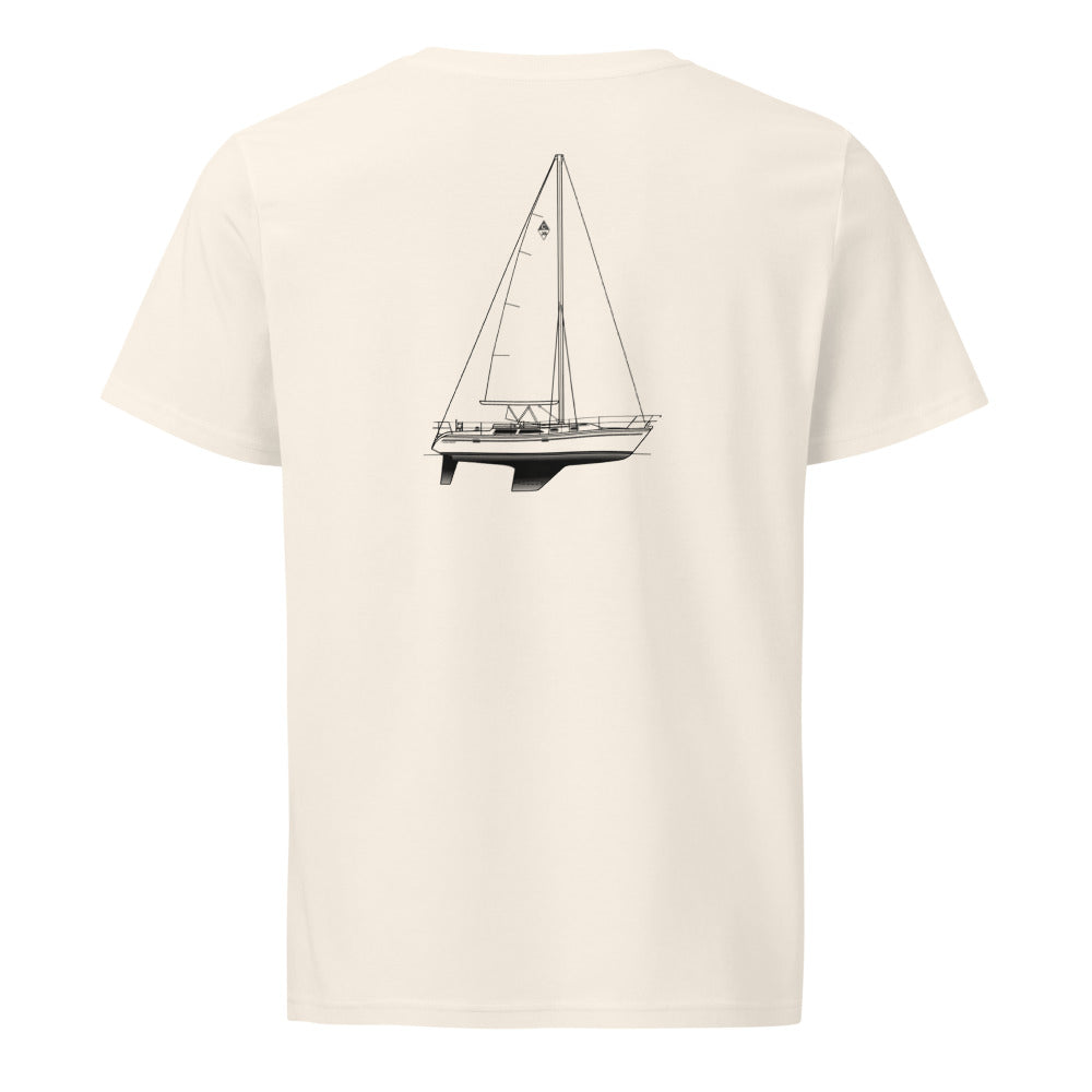 Catalina 36 MK II sailboat shirt in Natural - back design
