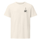 CSY 44 Center Cockpit sailboat shirt in Natural - front design