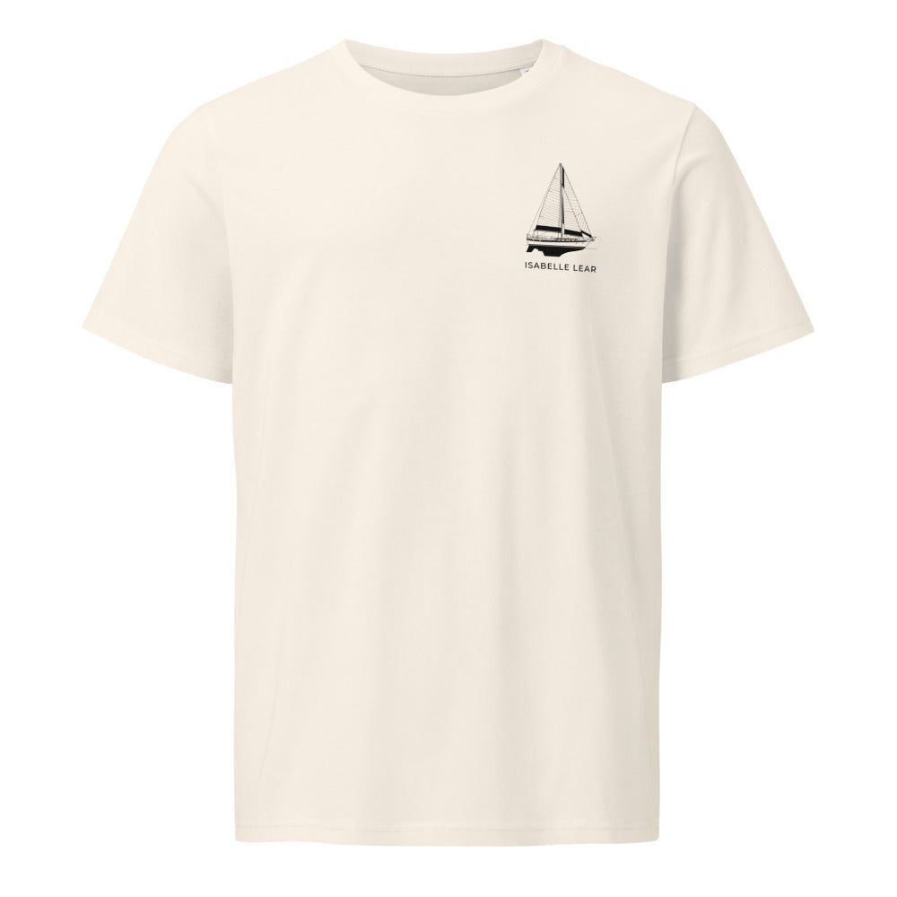 CSY 44 Center Cockpit sailboat shirt in Natural - front design