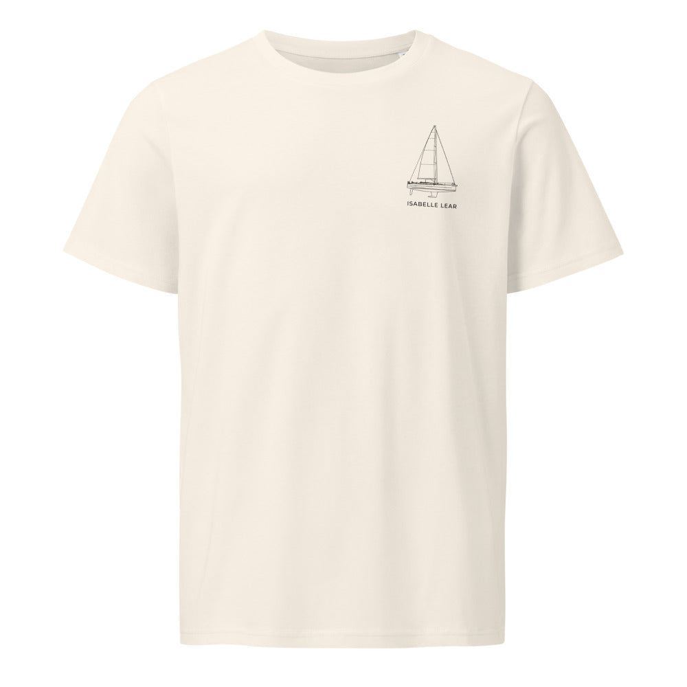 Dufour Grand Large 500 sailboat shirt in Natural - front design