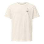 Jeanneau Love Love sailboat shirt in Natural - front design
