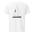 Sonar 23 sailboat shirt in White - back design