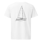 Precision 23 sailboat shirt in White - back design