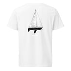 O'Day 25 sailboat shirt in White - back design