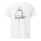 Pelican 12FT sailboat shirt in White - back design