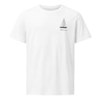 Tyler Boat Ohlson 38 sailboat shirt in White - front design