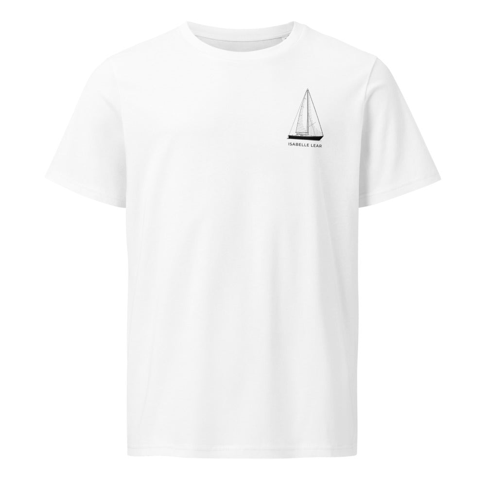 C&C Invader 36 sailboat shirt in White - front design
