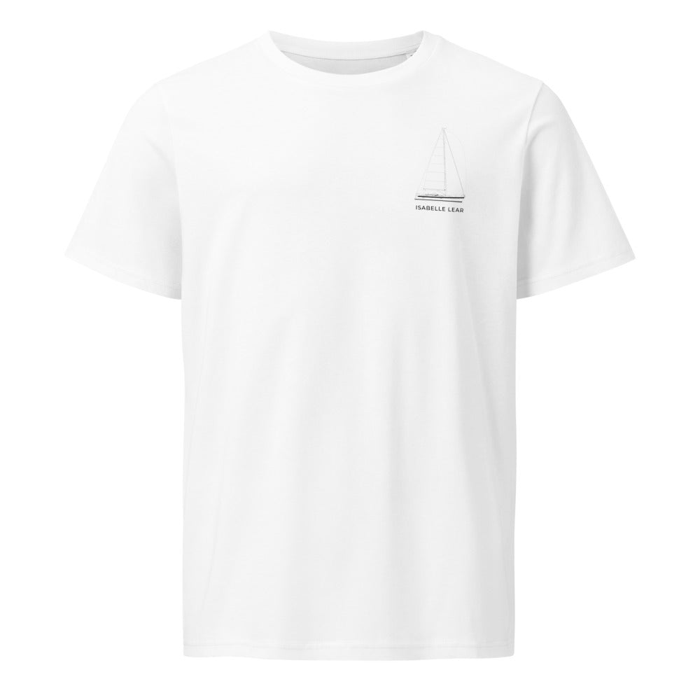 Hallberg-Rassy 48 Mkii sailboat shirt in White - front design