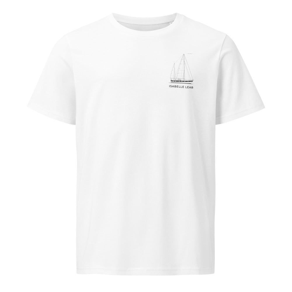 Hallberg-Rassy 49 sailboat shirt in White - front design