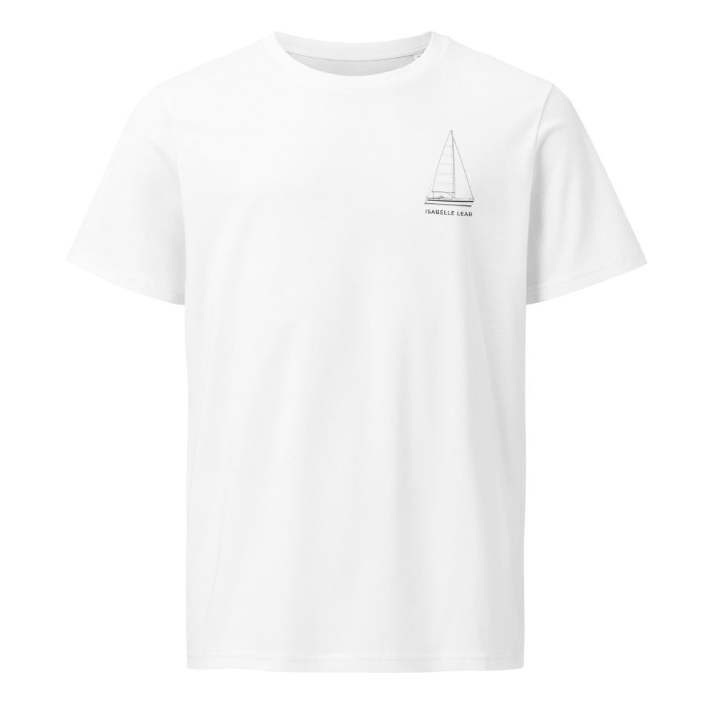 Hallberg-Rassy 342 sailboat shirt in White - front design