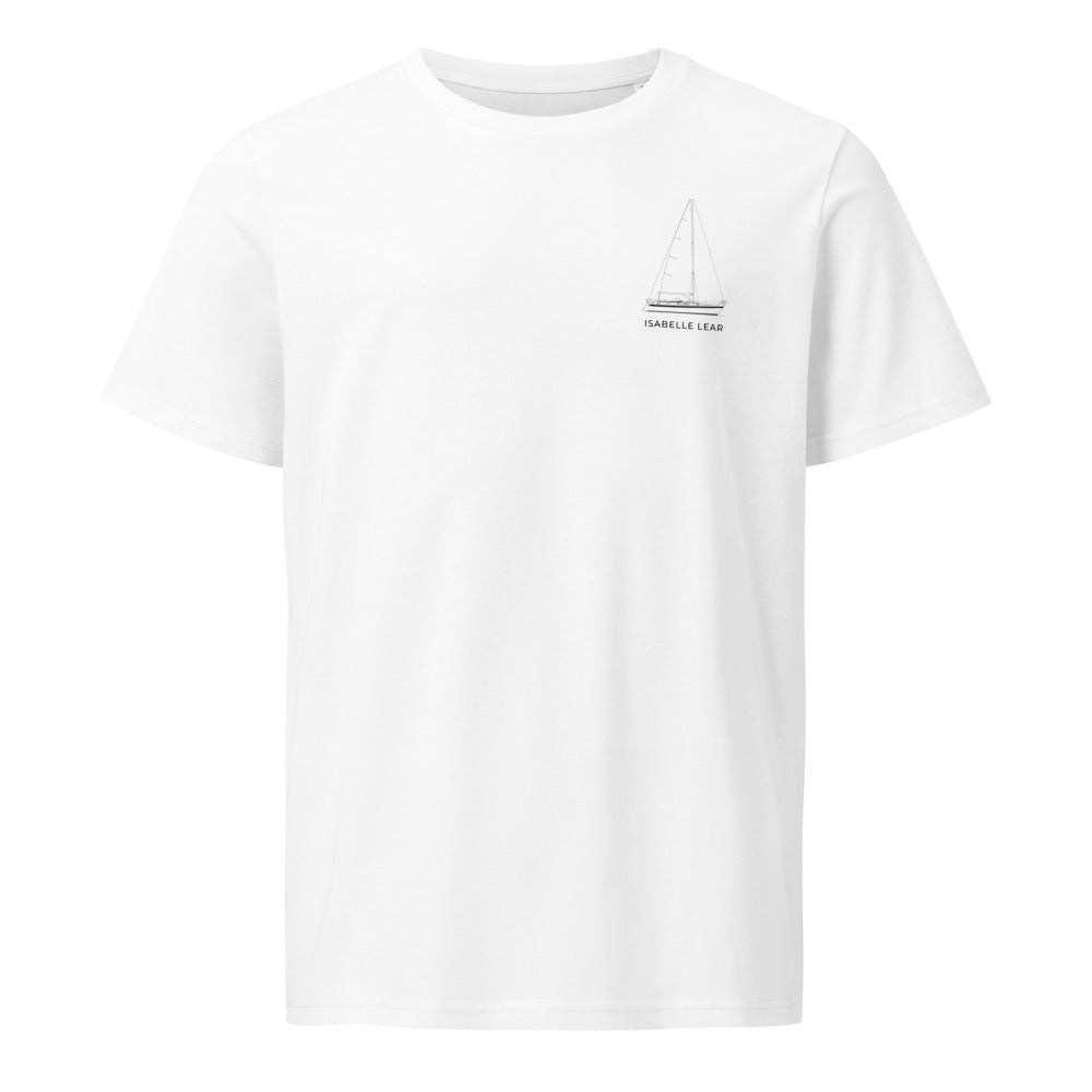 Hallberg-Rassy 36 sailboat shirt in White - front design