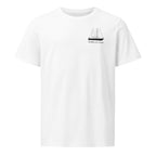 Hallberg-Rassy 26 sailboat shirt in White - front design