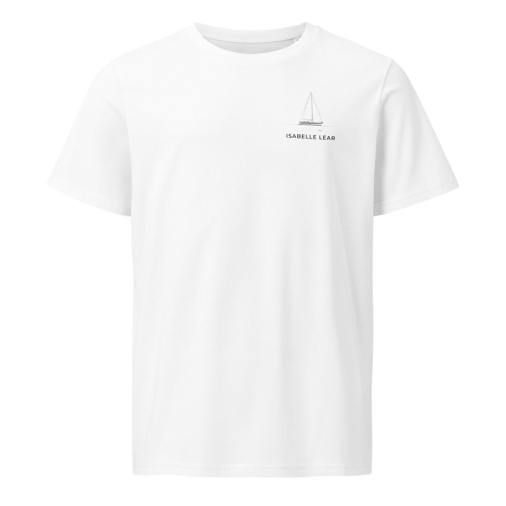 Hallberg-Rassy 40 MK II sailboat shirt in White - front design