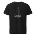 Beneteau Oceanis 47 sailboat shirt in Black - mockup
