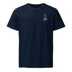 Leopard 42 sailboat shirt in Navy - front view with boat name