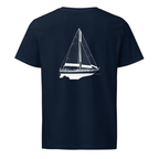 CSY 44 Center Cockpit sailboat shirt in Navy - mockup