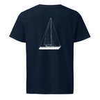 Peterson Islander 40 sailboat shirt in Navy - mockup