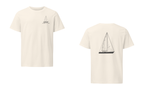 C&C Landfall 43 sailboat shirt in Natural - front and back view