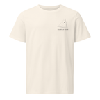 AMF Sunfish sailboat shirt in Natural - front view with boat name