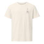 Leopard 40 sailboat shirt in Natural - front view with boat name