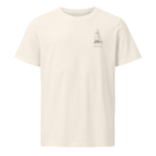 Leopard 42 sailboat shirt in Natural - front view with boat name