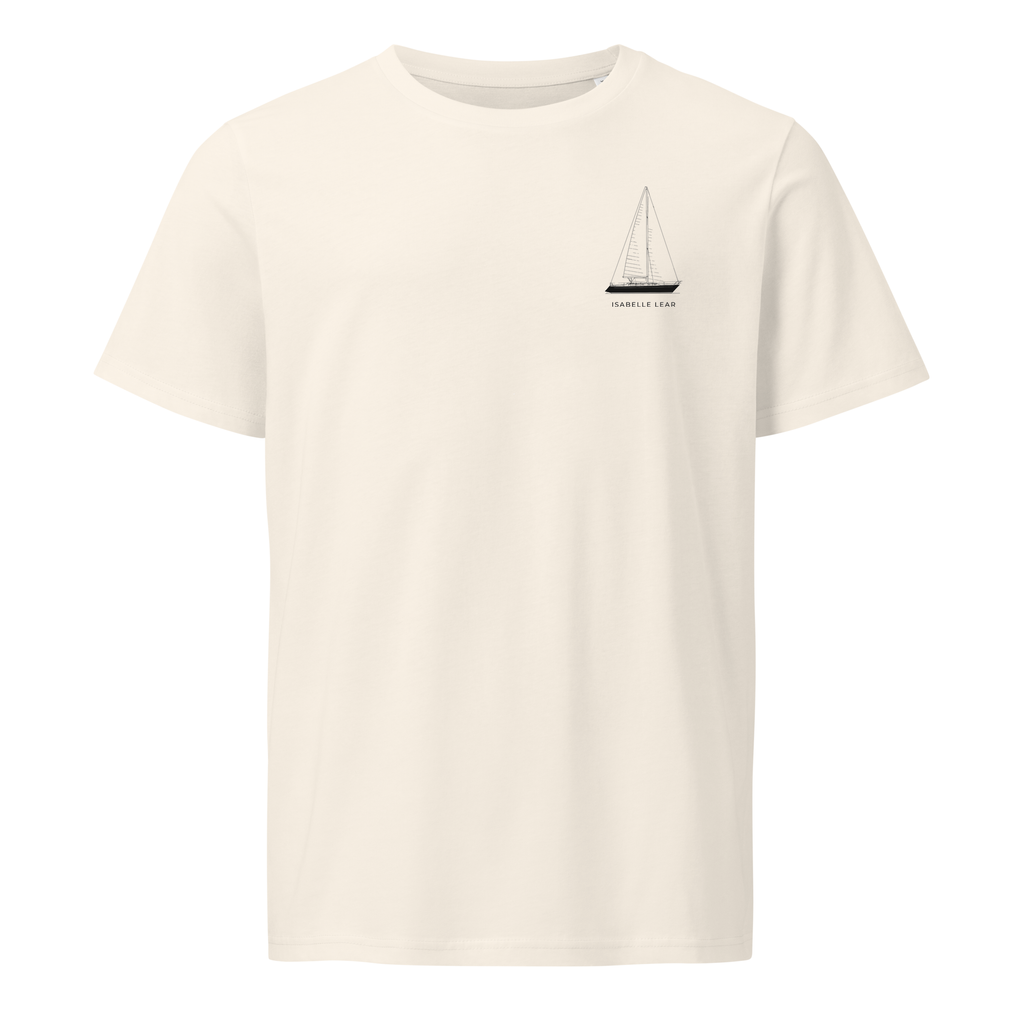 Peterson Islander 40 sailboat shirt in Natural - front view with boat name