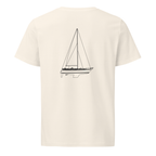Nautor Swan 391 sailboat shirt in Natural - mockup