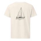Catalina 25 sailboat shirt in Natural - mockup