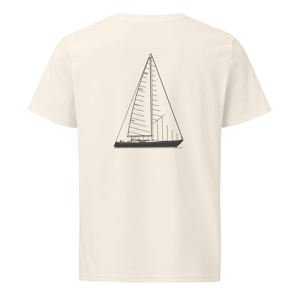 C&C Landfall 43 sailboat shirt in Natural - mockup