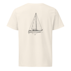 Tartan 37 sailboat shirt in Natural - mockup