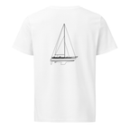 Nautor Swan 391 sailboat shirt in White - mockup