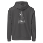 Stern Hoodie - Custom Sailboat Hoody Your Boat and Name