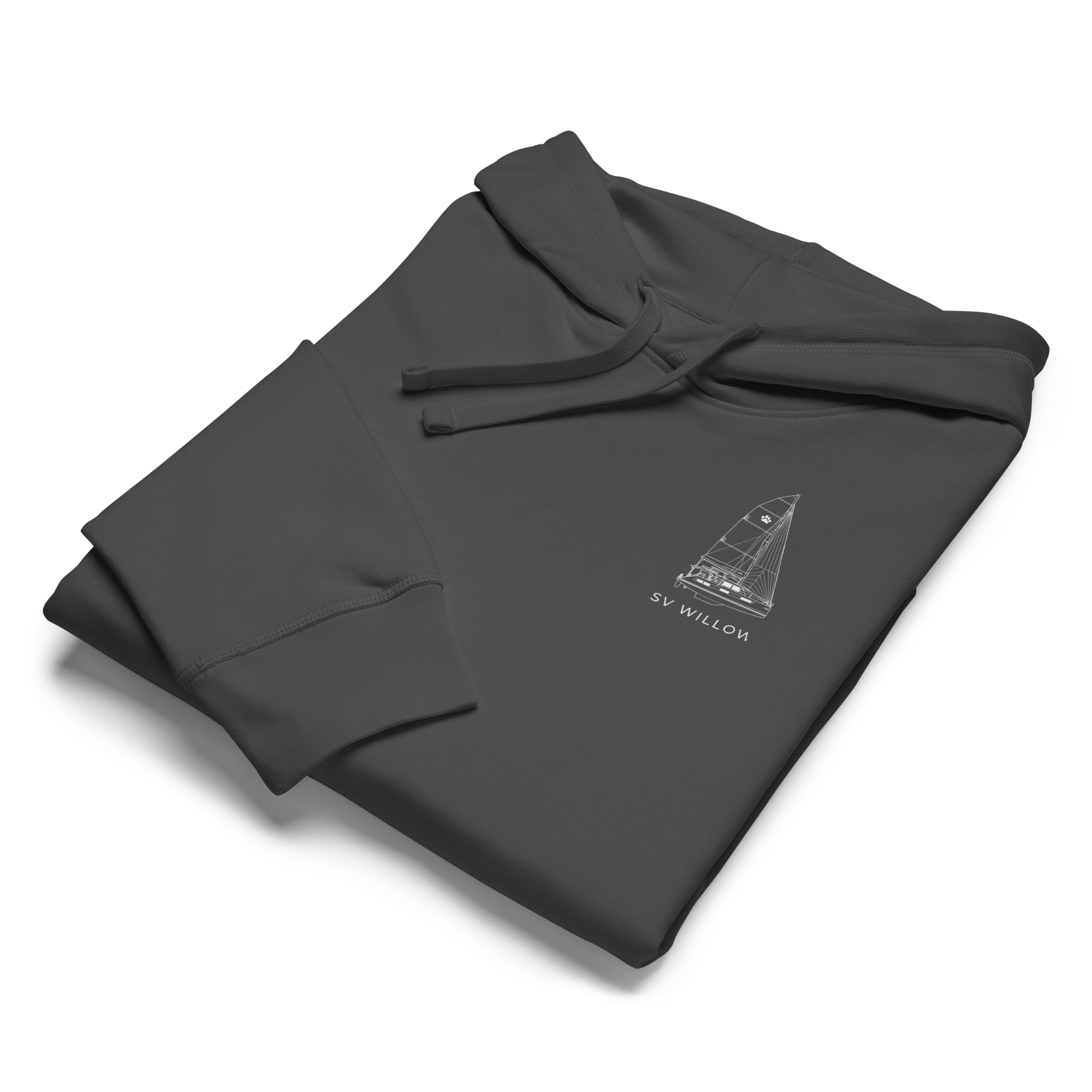 Stern Hoodie - Custom Sailboat Hoody Your Boat and Name