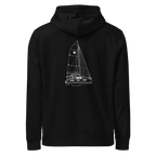 Stern Hoodie - Custom Sailboat Hoody Your Boat and Name