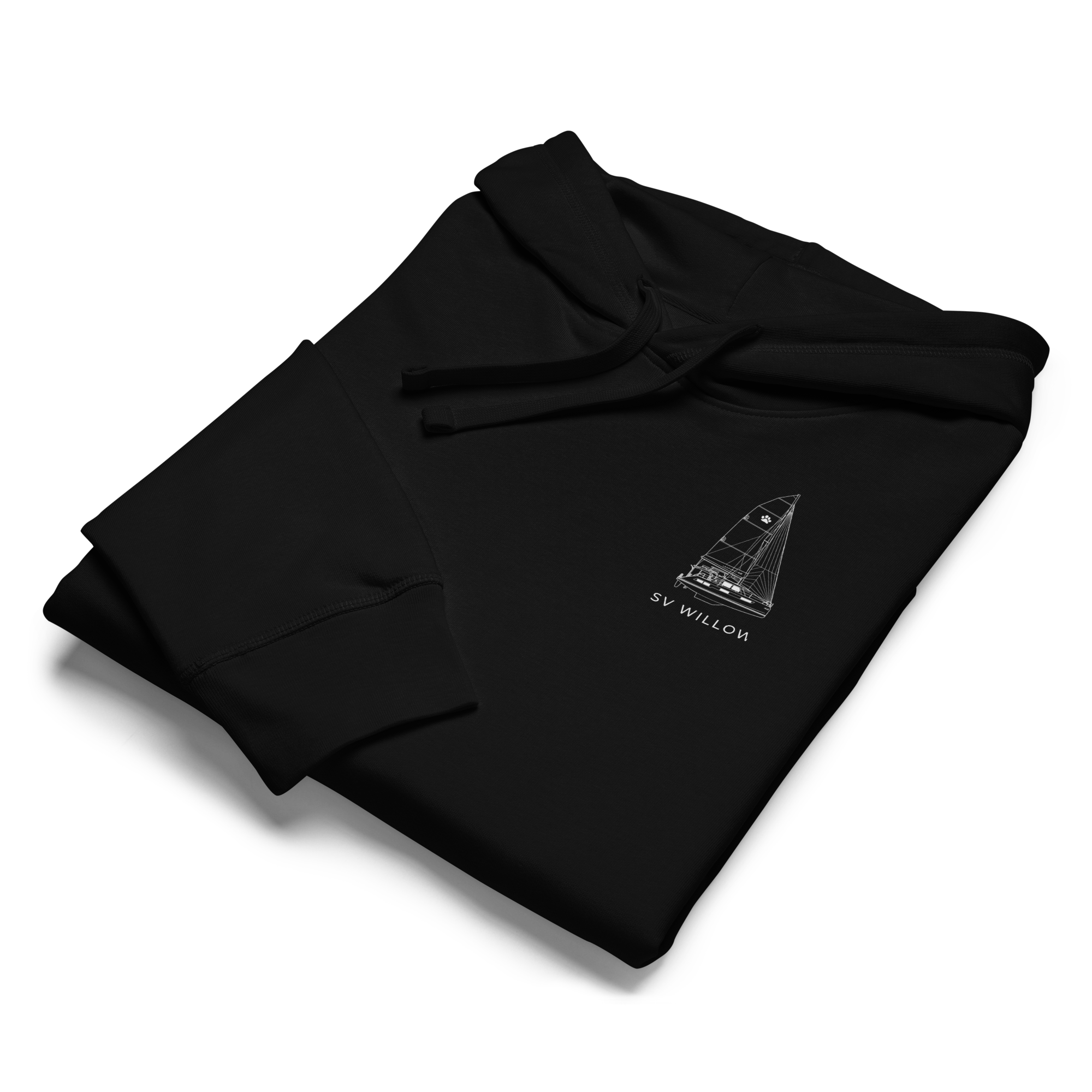 Stern Hoodie - Custom Sailboat Hoody Your Boat and Name