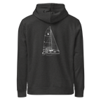 Stern Hoodie - Custom Sailboat Hoody Your Boat and Name