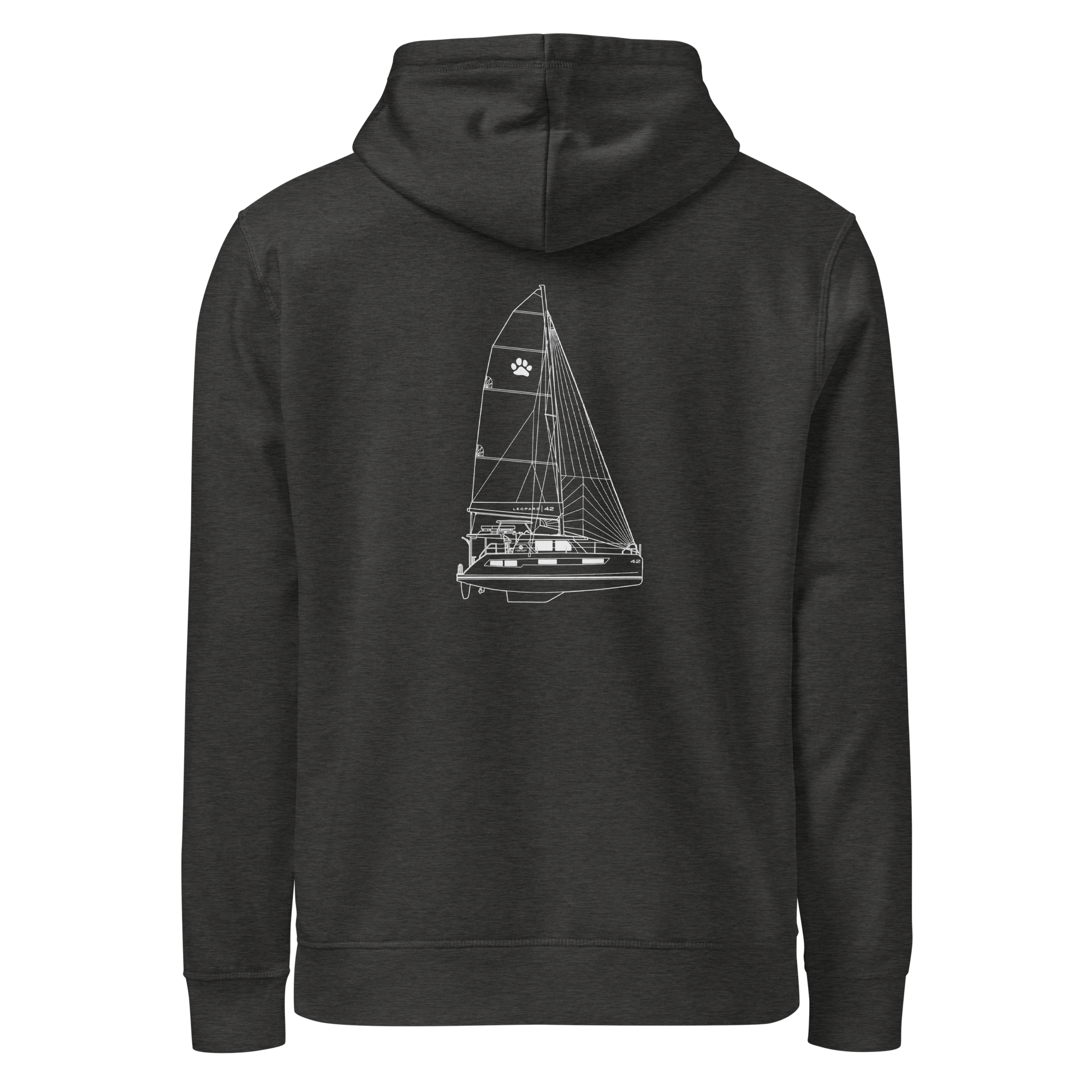 Stern Hoodie - Custom Sailboat Hoody Your Boat and Name