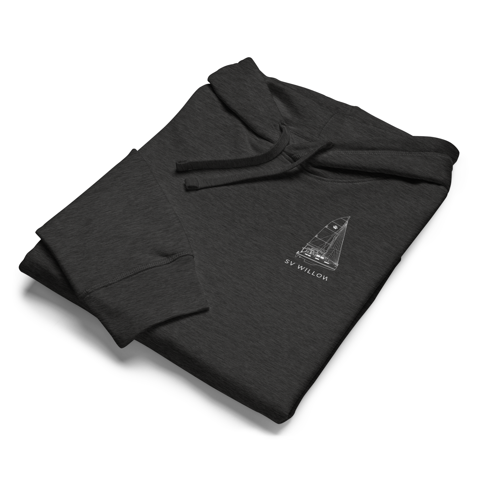 Stern Hoodie - Custom Sailboat Hoody Your Boat and Name