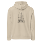 Stern Hoodie - Custom Sailboat Hoody Your Boat and Name