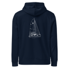 Stern Hoodie - Custom Sailboat Hoody Your Boat and Name