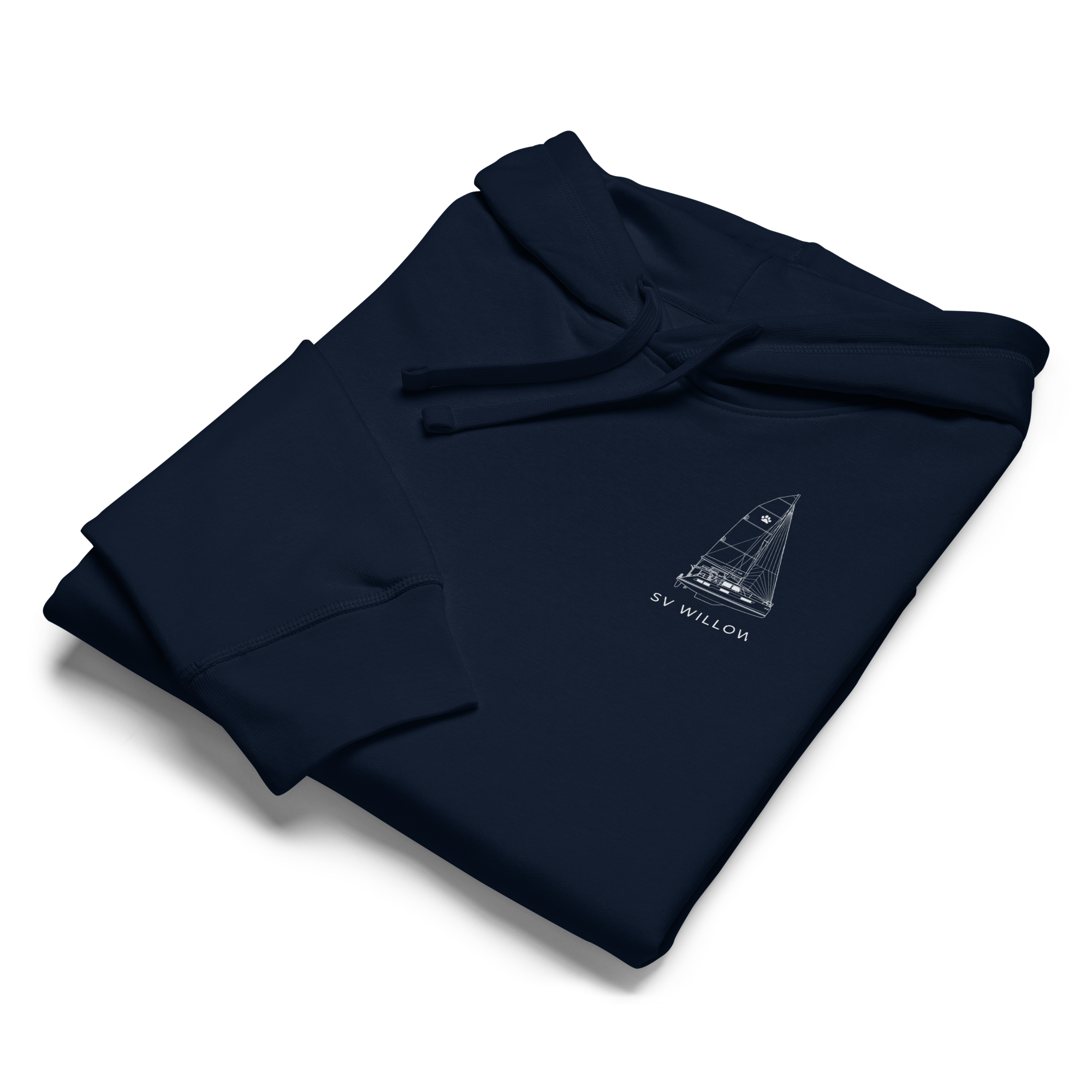 Stern Hoodie - Custom Sailboat Hoody Your Boat and Name