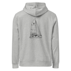Stern Hoodie - Custom Sailboat Hoody Your Boat and Name
