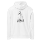 Stern Hoodie - Custom Sailboat Hoody Your Boat and Name