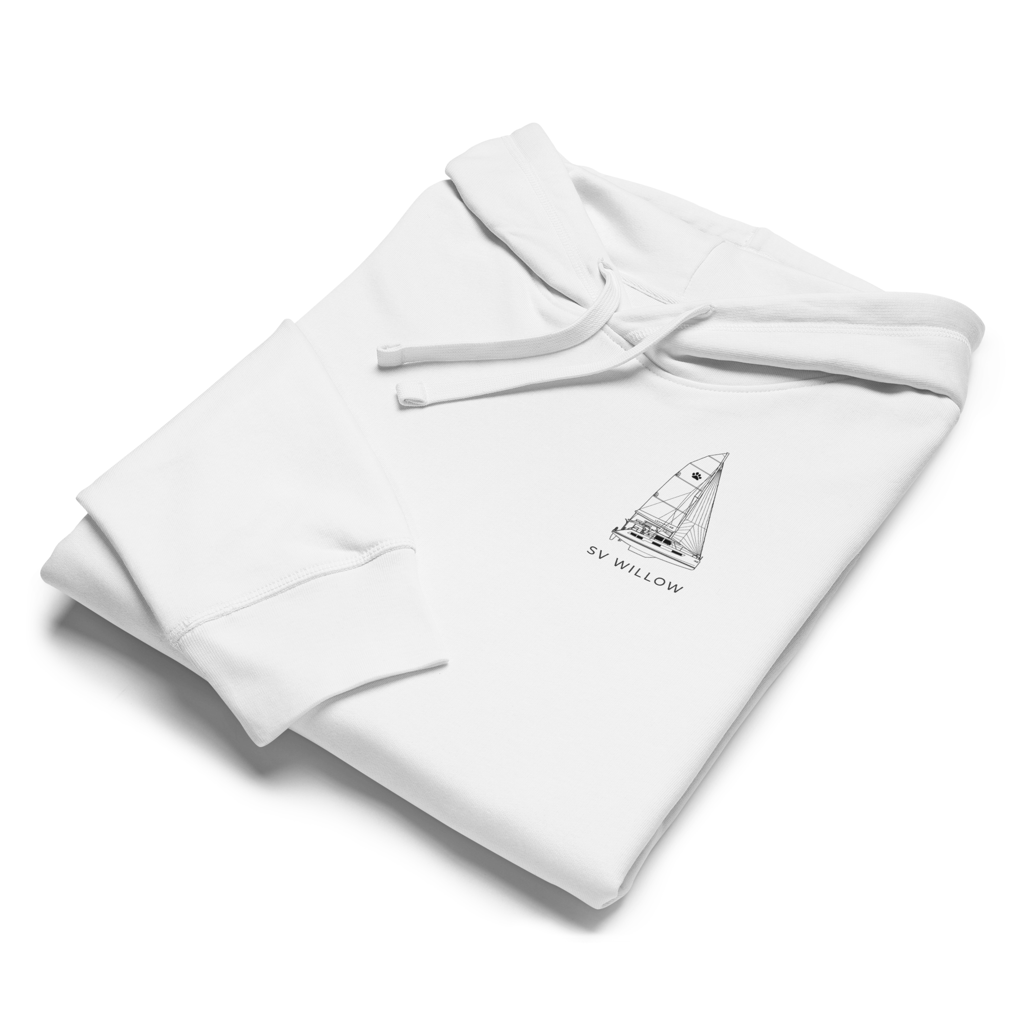 Stern Hoodie - Custom Sailboat Hoody Your Boat and Name