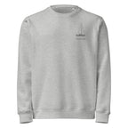 Catalina 34 sailboat crewneck sweatshirt in Heather Grey - front design