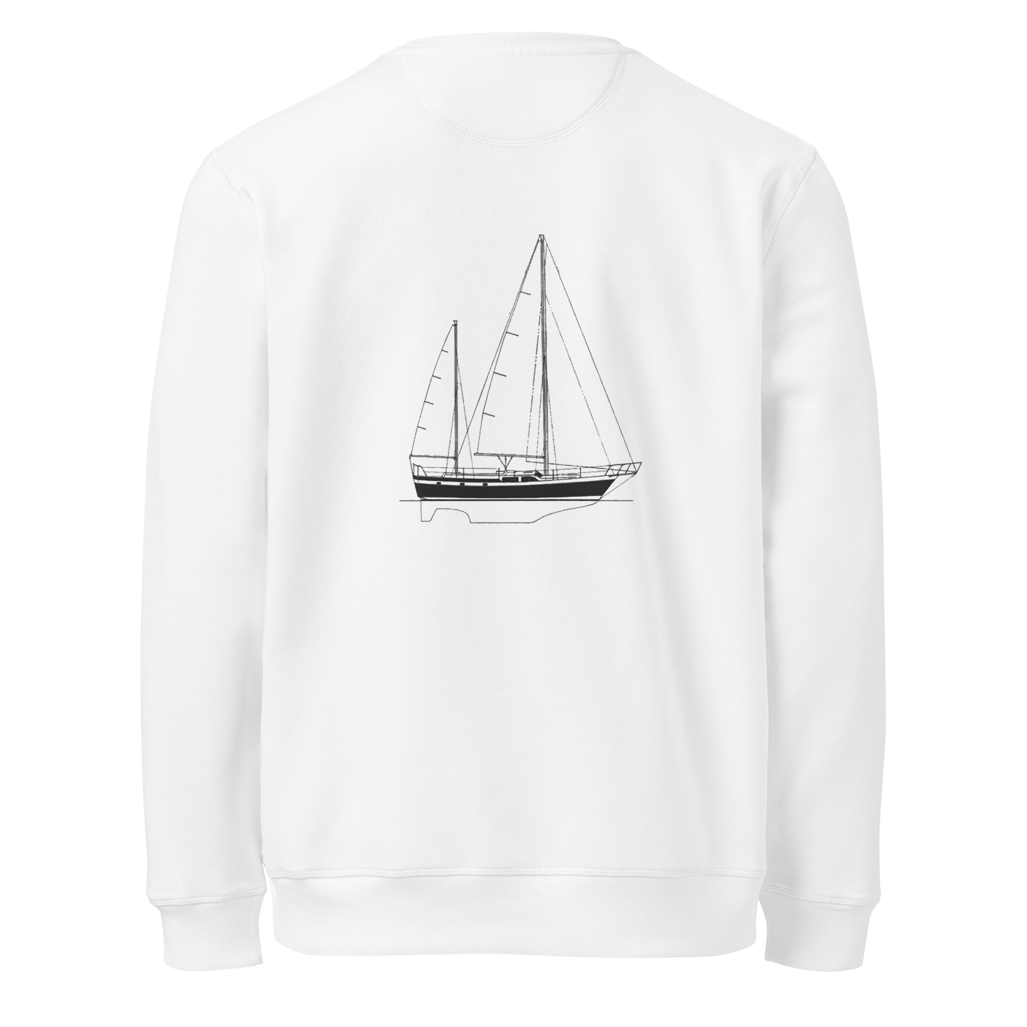 Stern Sweatshirt | Custom Sailboat Sweater